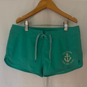 Billabong Girls size 12 Teal swim Shorts